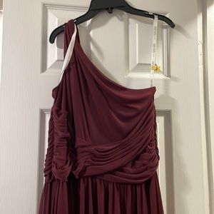 Perfect bridesmaid dress. It was worn for about 3 hours then to dry cleaners.